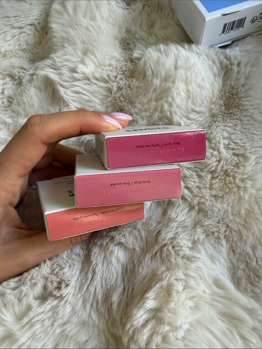 Summer Fridays Lip Trio — Coral, Blush Pink, Rose Pink